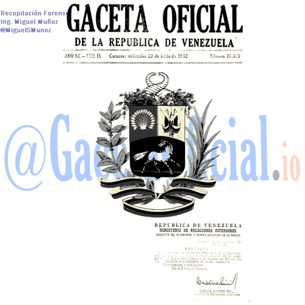 Gaceta Oficial 26879 del 20 Junio 1962
