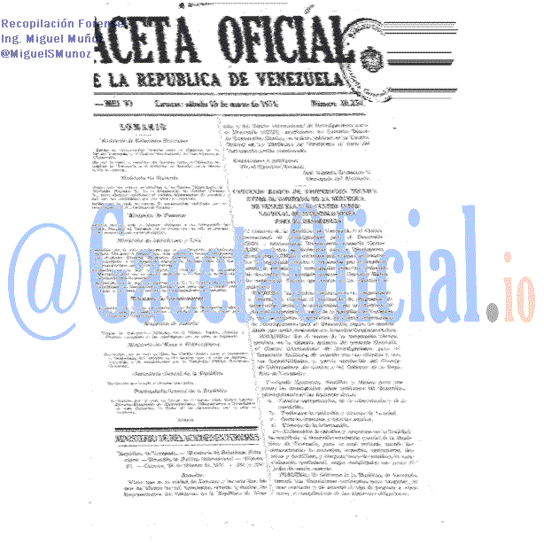 Gaceta Oficial 30354 del 16 Marzo 1974