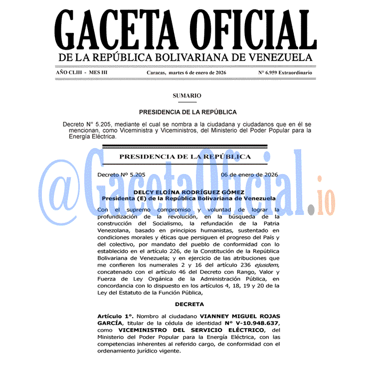 Gaceta Oficial, Gaceta 6959, Gaceta 6959 HD, Gaceta #6959, Gaceta Oficial Venezuela #6959
