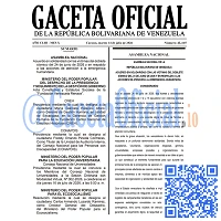 Gaceta Oficial, Gaceta 43415, Gaceta 43415 HD, Gaceta #43415, Gaceta Oficial Venezuela #43415