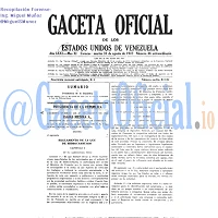 Gaceta Oficial 46 del 31 Agosto 1943