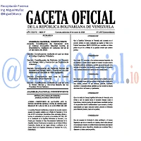 Gaceta Oficial 6507 del 29 enero 2020