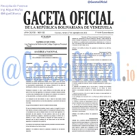 Gaceta Oficial 6644 del 17 septiembre 2021