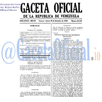 Gaceta Oficial 26445 del 30 Diciembre 1960