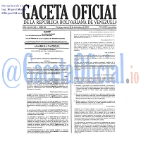 Gaceta Oficial 6015 del 28 Diciembre 2010