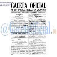 Gaceta Oficial 23053 del 21 Octubre 1949