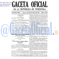 Gaceta Oficial 24371 del 17 Febrero 1954