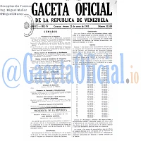 Gaceta Oficial 32650 del 21 Enero 1983