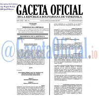 Gaceta Oficial 6290 del 21 marzo 2017