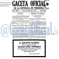 Gaceta Oficial 29996 del 2 Enero 1973
