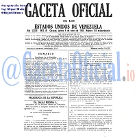 Gaceta Oficial 118 del 4 Enero 1945