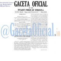 Gaceta Oficial 22205 del 7 Enero 1947