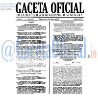 Gaceta Oficial 40170 del 20 Mayo 2013