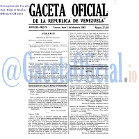 Gaceta Oficial 27656 del 1 Febrero 1965