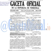 Gaceta Oficial 26320 del 2 Agosto 1960