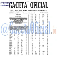 Gaceta Oficial 5853 del 9 Octubre 2007