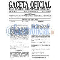 Gaceta Oficial, Gaceta 7039, Gaceta 7039 HD, Gaceta #7039, Gaceta Oficial Venezuela #7039